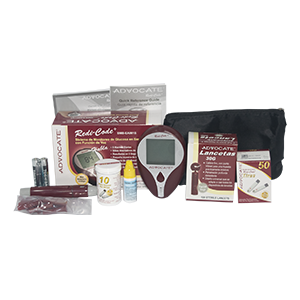 Advocate Kit de Glucómentro + 50 tiras + 100 lancetas
 BMB-EA001-SKR