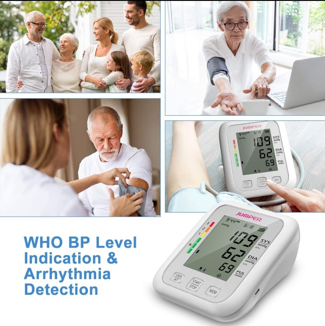 TENSIOMETRO DIGITAL AUTOMÁTICO CON BLUETOOTH
JUMPER JPD-HA120
